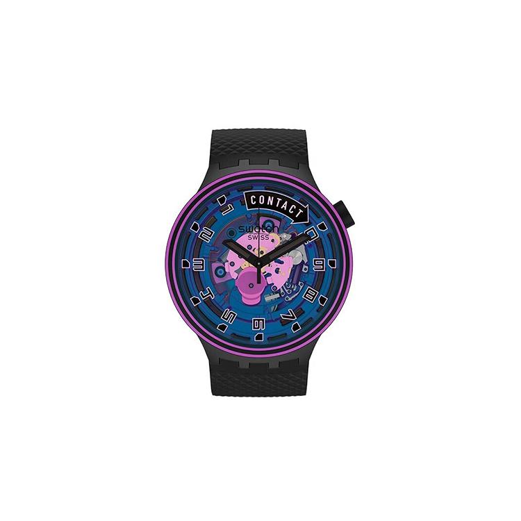SWATCH Unisex 47mm Skeleton Watch SB01B126 SB01B126 SB01B126