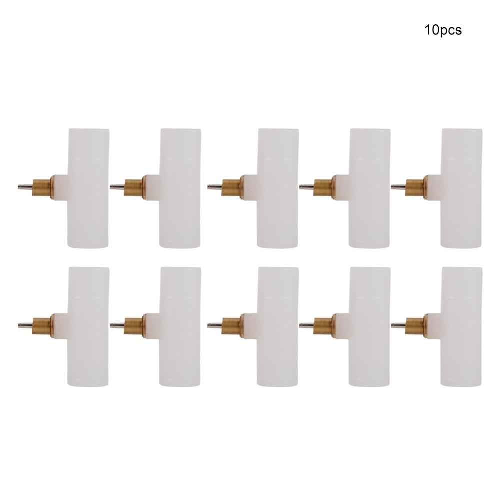 

10pcs Copper Drinking Fountain PVC 3 Way Automatic Drinker Water Feeder(G1Celsius2)
