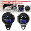 Retro Inspired Motorcycle Instrument Panel LED Digital Speedometer Gauge with LCD Display Suitable for Speed & Fuel, 12V