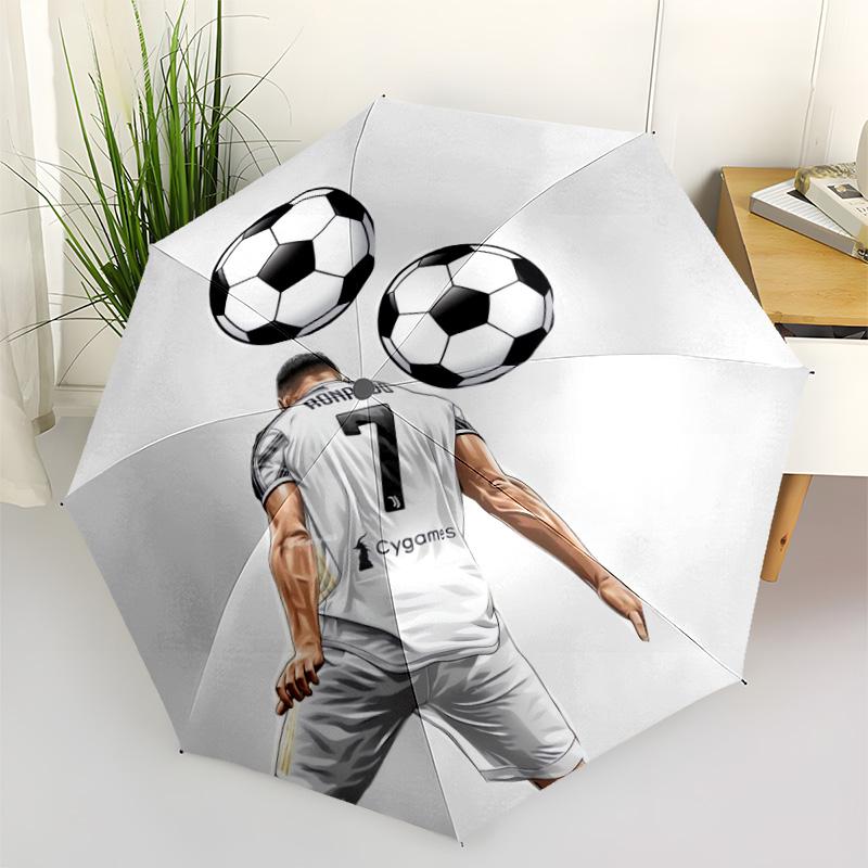 Goat: Cr7's Legacy Automatic Umbrella Sturdy 8-Rib Shaft Lightweight for Outdoor Daily Use Fashionable Accessory Best for Christmas