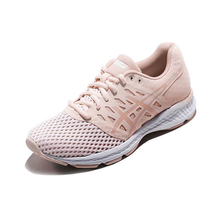 Asics Gel-Exalt 4 Fabric Synthetic Leather Comfortable Durable Low-Top Running Shoes Women sneaker Pink T8D5Q-705