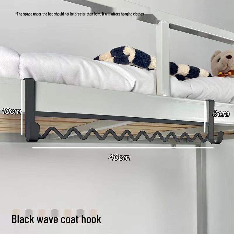 Punch-Free Over-the-Door Wall-Mounted Hook for Clothes, Hats, and Coats - 1 Piece