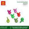 Non-Toxic 163Pcs/Lot 33051 Apple Building Blocks Moc Fruit Accessories Compatible Bricks Children Toys Gift Box
