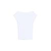 Spring New Women's Clothing Minimalist Style Multi-Color Short Sleeve Boat Neck Rib Base Silm Tops 4424302