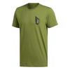 Dame Verb Crew Neck Pullover Casual Comfortable Short Sleeve T-Shirt Men Tops Green DX6963
