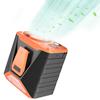 Mini Cooling Fan Rechargeable Belt Clip Fan 9000mAh Wearable Personal Fan LED Emergency Light for Outdoor Hiking Climbing Sports