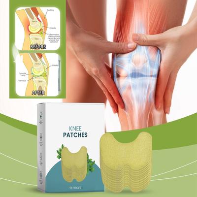 Knee Relief Patch Stiffness Swelling Pain Wormwood Patch, Enhance Flexibility; Reduce Stiffness And Help Soft Tissue Stretch.