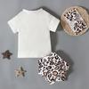 Summer Baby Animal Printed Tee Shirt + Shorts + Headband 3PCS Outfits Clothes for 0-3 Years