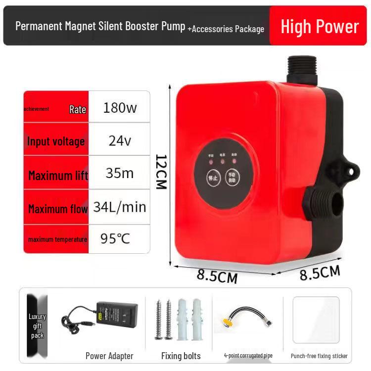 Household Intelligent Silent Booster Pump for Water Heating Systems