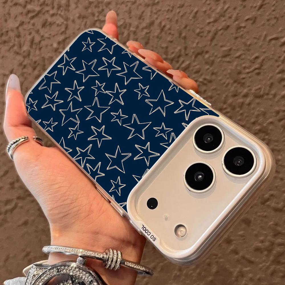 Screen Full of Stars Phone Case Case for iPhone17 16 15 14 13 12 11 Pro/ Max/Plus Shock-proof Rear Cover Anti-fingerprint