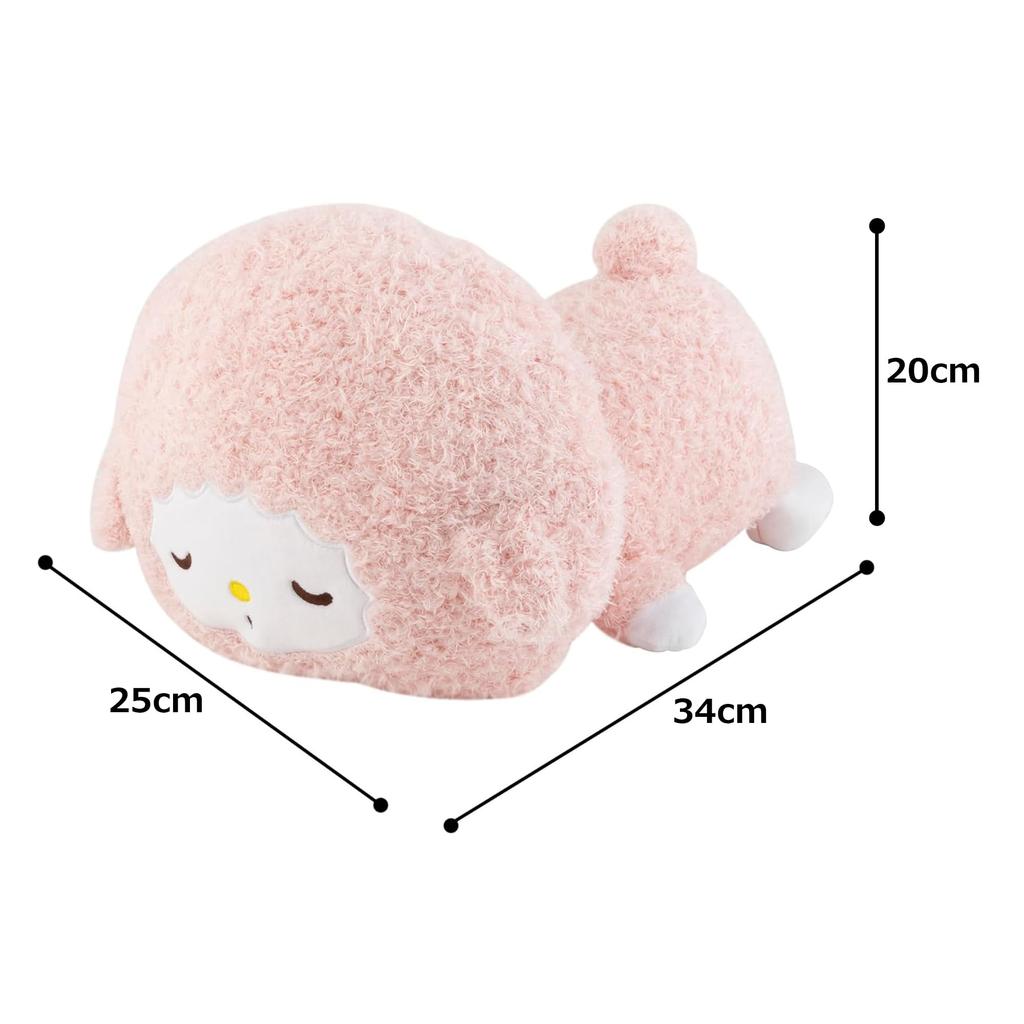 MORIPiLO My Sweet Piano Body Fluffy Large Plush Sanrio Morishita 428173 Pillow, Co-sleeping Pillow, Pink, Approx. 35cm, Cushion, Characters, Pillow,