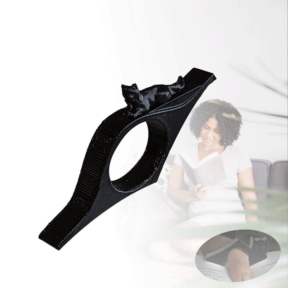 Portable Cat Book Page Saver Plastic Book Opener Holder New Bookmarks  for Reading