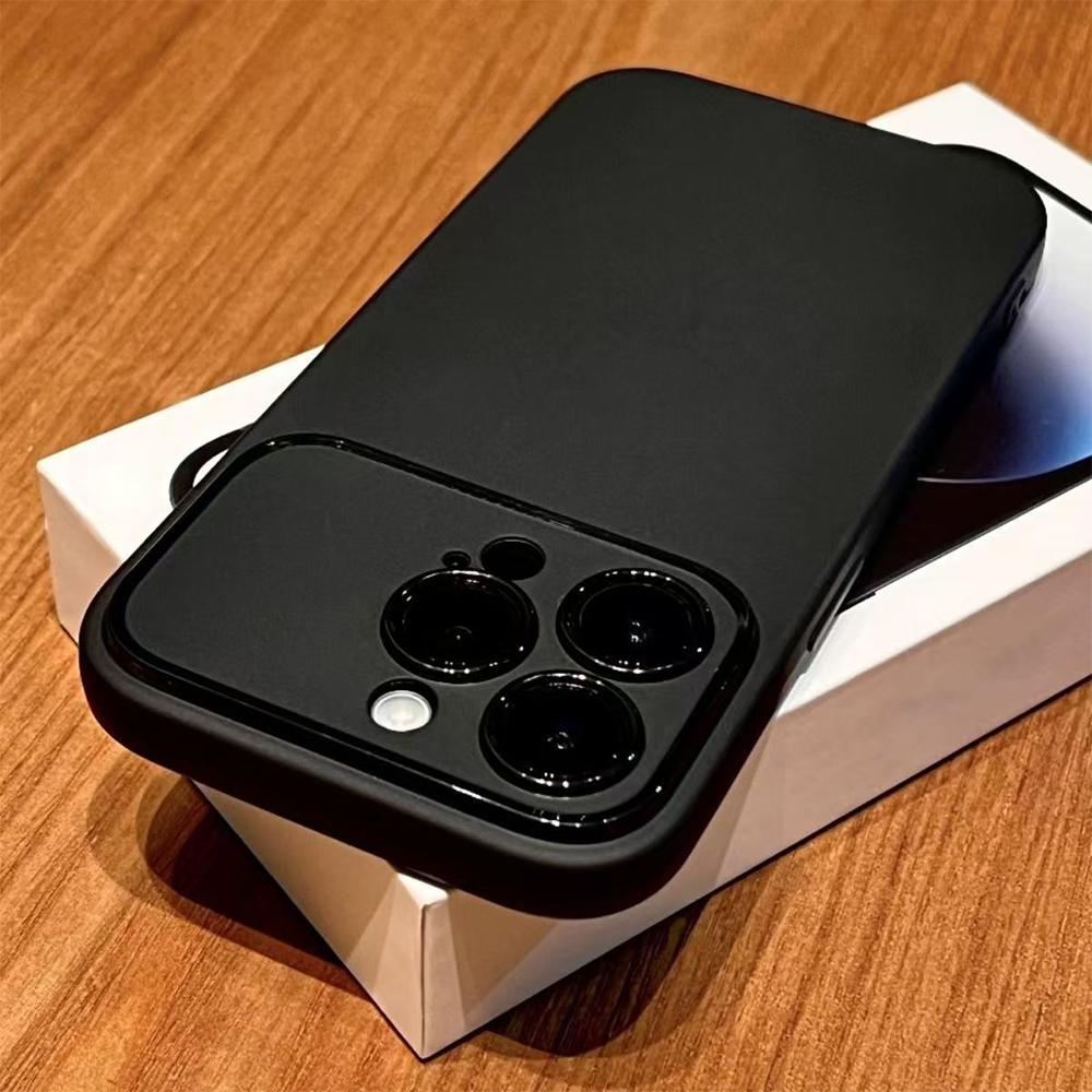 Coque de téléphone de luxe en silicone souple mat pour iPhone 17 16 15 14 13 12 11 Pro Max Plus XS X XR Secondes à 17 Couvercle pare-chocs antichoc iPhone 12 noir