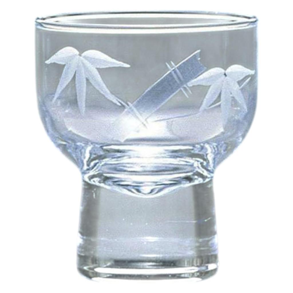 Takumifu Select Kiriko Cup Bamboo Kiriko 70ml Glass Made In Japan 6-Piece (Sake Cup) 56xH65mm (Glass)