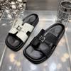 Soft-bottomed Cool Slippers Women's Summer 2025 New Outer Wear Flat-bottomed Fashion, Light and Casual Summer Going Out Beach Slippers