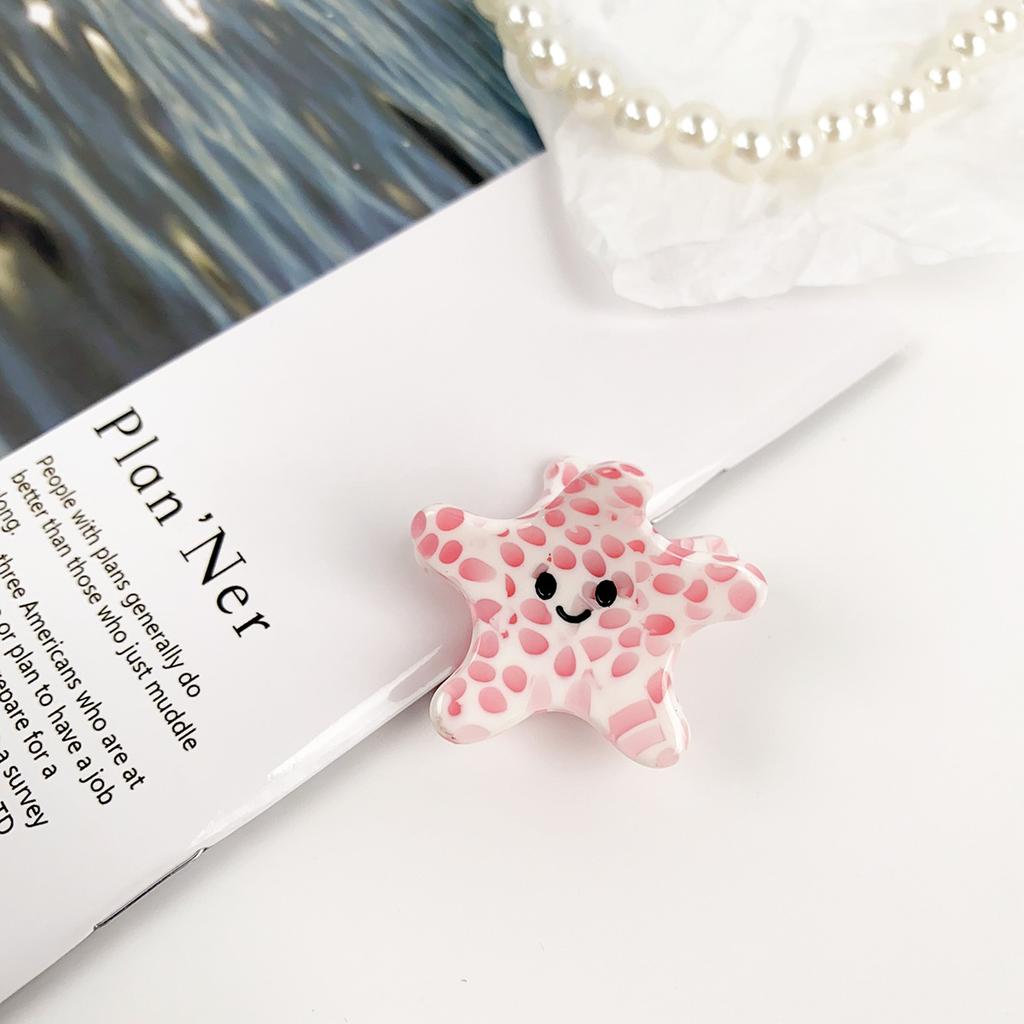 1pc Mini Hair Claw Clips Cute Ocean Animals Design Crab Whale Sea Shell Starfish Cute Sweet Hair Accessories For Women