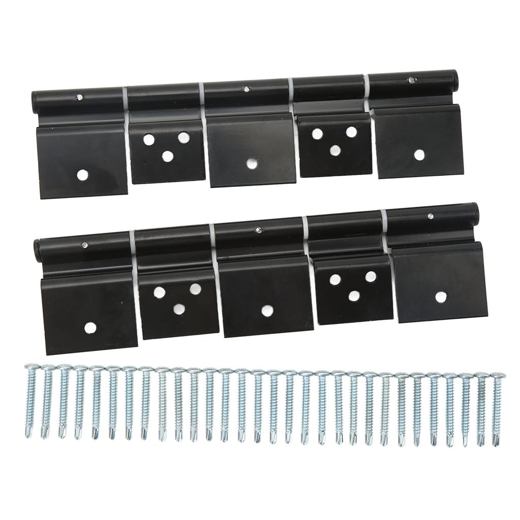 RV Entry Door Friction Hinge Kit Alloy Steel Black for 5th Wheel Travel Trailer Motorhome