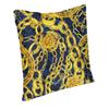 Baroque Golden Lion And Damask Cushion Cover Sofa Home Decorative Square Throw Pillow Cover 40x40