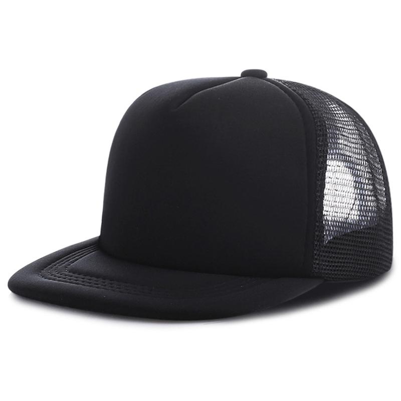 Simple New Flat Brimmed Hat Fashionable Street Pop Skateboarding Hip Hop Hat Daily Leisure Sunshade Baseball Hat Mesh Hat