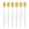 Silicone Lip Scrub Brush Double Sided Lip Exfoliator for Lightening Dark Lips Facial Cleaning Tool for Dry Skin Chapped Lips