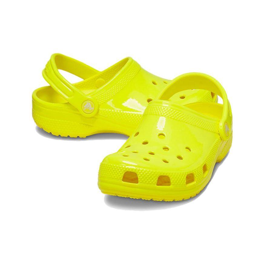 Crocs Eva Comfortable Lightweight Clogs Unisex Footwear Yellow 209683-76M