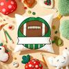 Super Bowl Cushion Cover Soft Short Plush DoubleSided Printing Home Decor Machine Washable Pillow Case Gift