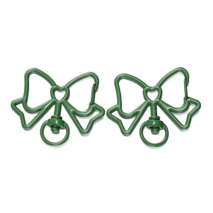 5pcs/lot Colorful Butterfly Shape Lobster Clasps Swivel Keychain Alloy Metal Key Hooks For Jewelry Making Supplies Crafts