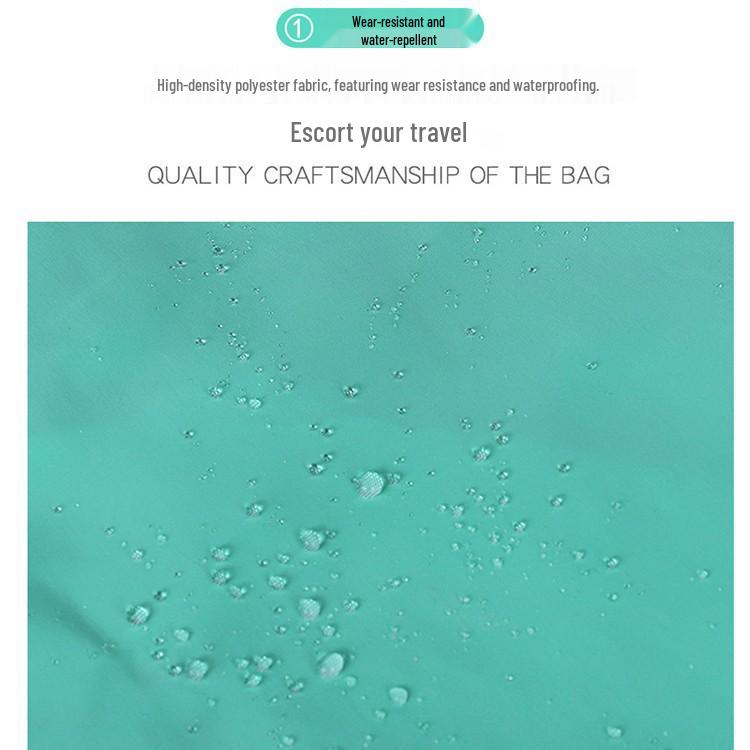 Japanese-Style Foldable Cloud Bag: Portable, Large-Capacity, Waterproof Shoulder & Handheld Grocery Bag with Zipper.