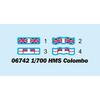 Trumpeter 1/700 Royal Navy Light Cruiser HMS Colombo Plastic Model 06742