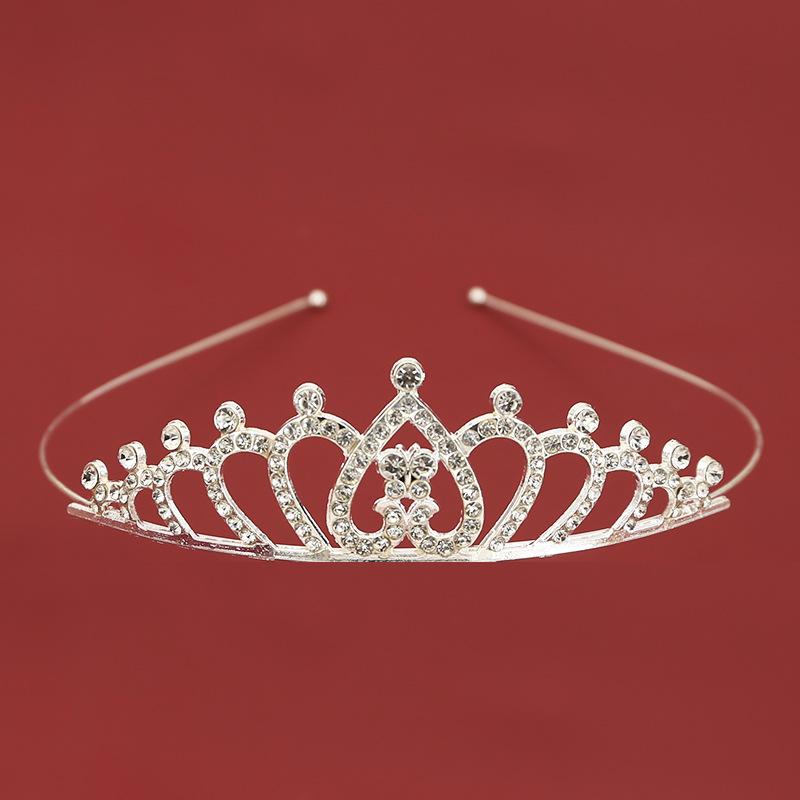 Bridal jewelry children's hairband headband alloy birthday party crown flowers dress up hair accessories princess crown