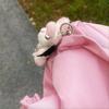 Key Holder for Students Heart Rabbit Keyring Phone Lanyard Mobile Phone Strap