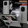 For Huawei Mate X7 X6 X5 X3 Silicone Fabric 180° Folding with Wristband*Stand*Hinge 3-in-1 Full Lens Protection Drop-proof Phone
