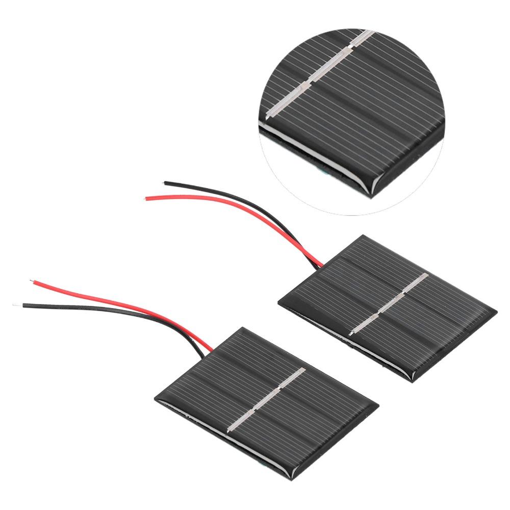 2PCS 0.4W 1.5V Mini Solar Panels Micro Solar Panel Module Solar Cells  Electronics