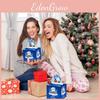 Snowhouse Party Blue Decor Gift Box For Christmas Event And Setup Celebration