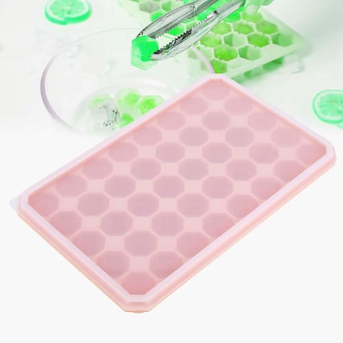 

BPA-Free 40-Grid Ice Cube Tray for Home Kitchen Use (Sunset Orange)