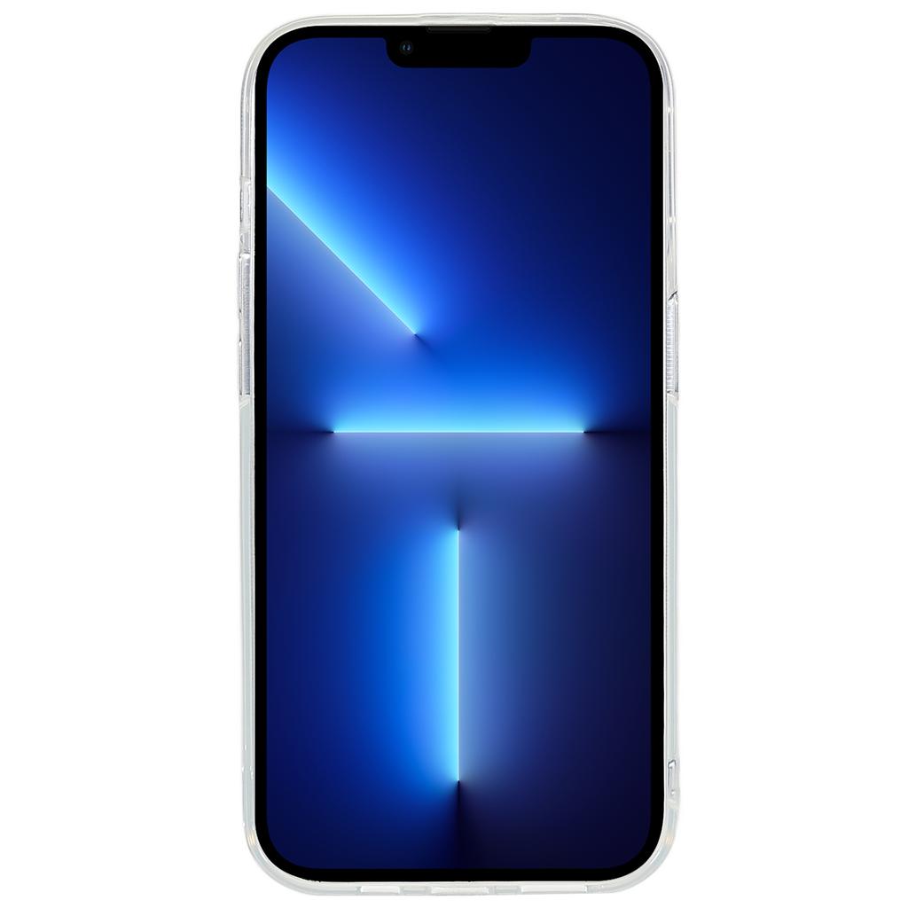2.0mm Transparent Phone Case for iPhone 15 Pro,Watermark-free Flexible TPU Phone Cover