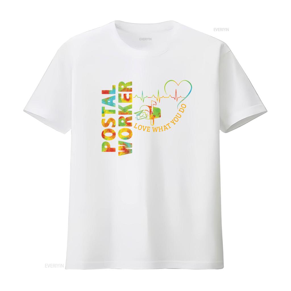 Postal Worker T Shirt Vintage Washed Stylish Breathable Fashion Versatile Graphic Unisex Soft Slightly Designer Clothes