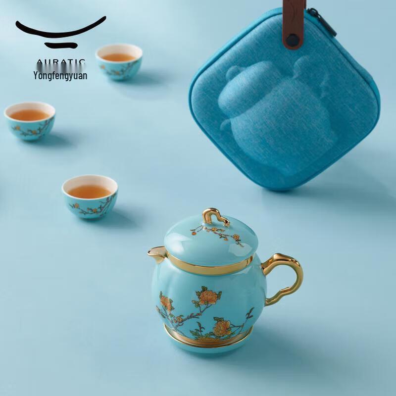

Auratic Madam Porcelain 7-Piece Travel Tea Set