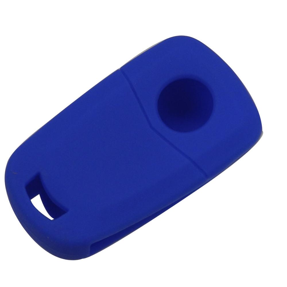 Jingyuqin Silicone Folding Flid Car Key Cover Case Fob For Vauxhall Opel Corsa Astra Vectra Signum 2 Button Silicone Remote