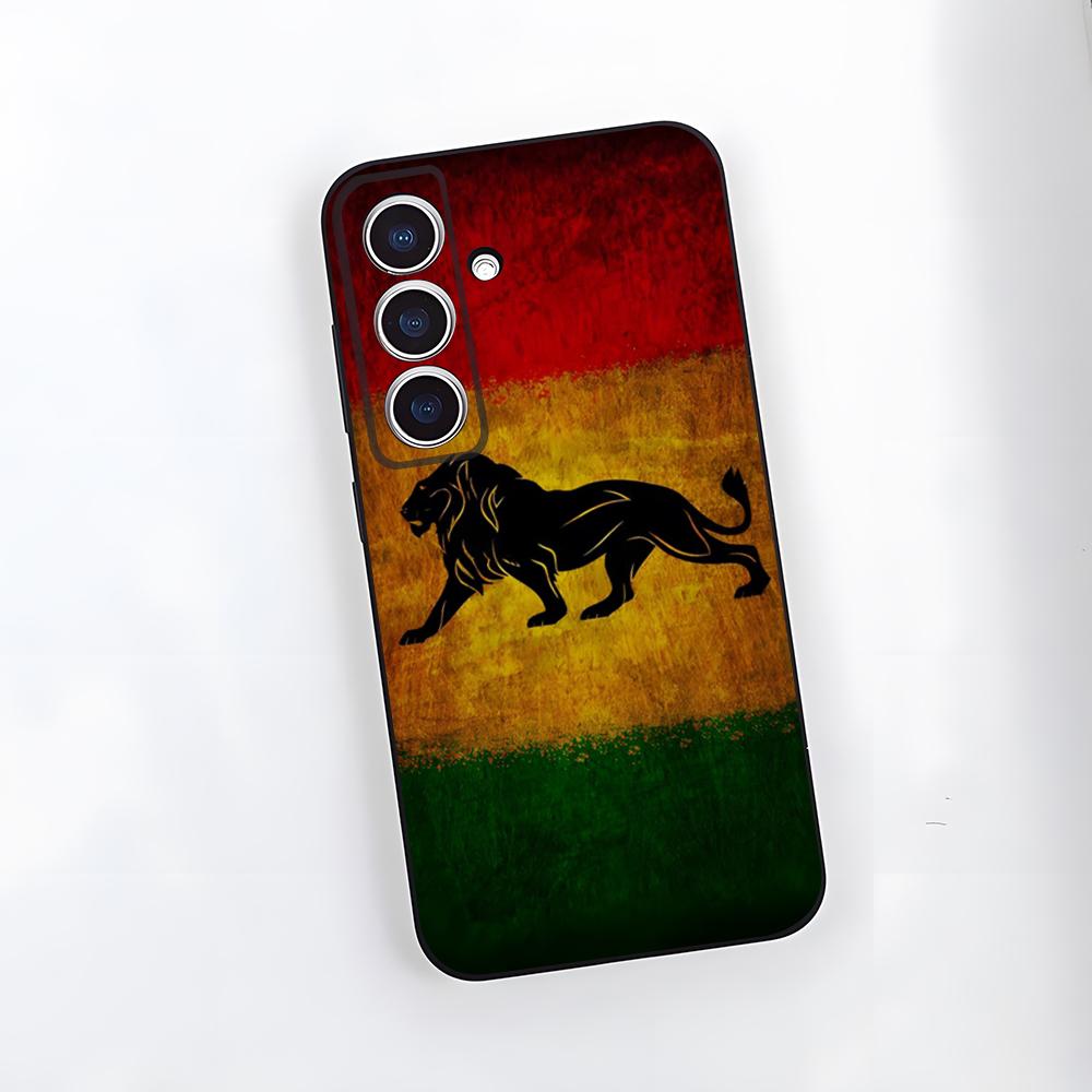 Bob Marley Rasta Lion Phone Case For Samsung S26 S25 Plus S20 S20 Plus S22 Ultra S23 FE S21 Plus S21 Ultra Soft Cover
