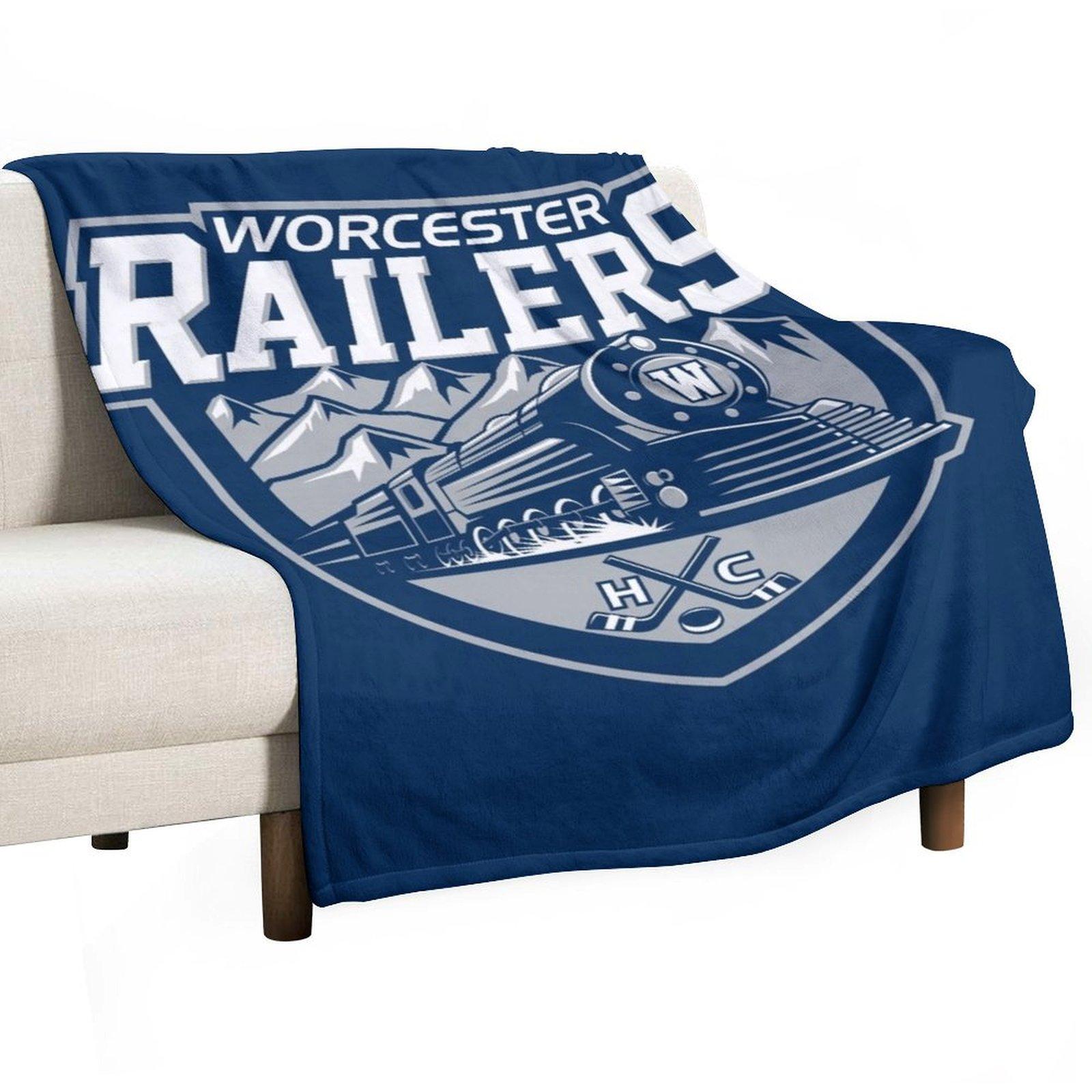 Плед Worcester Railers Тяжелый Декоративный Диваны Диваны Клетка на диване Пледы 30x40in