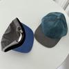 Color Matching Flat-brim Cap Corduroy Autumn Winter Hat Retro Sun Cap  Men Women
