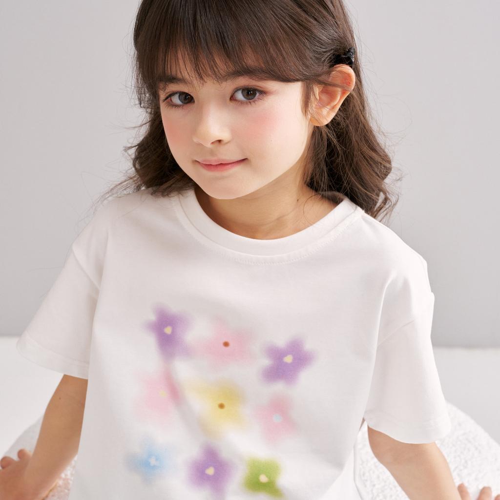 Girls' T-shirt Short Sleeve 26 Summer Middle and Large Children's Clothing Children's T-shirt