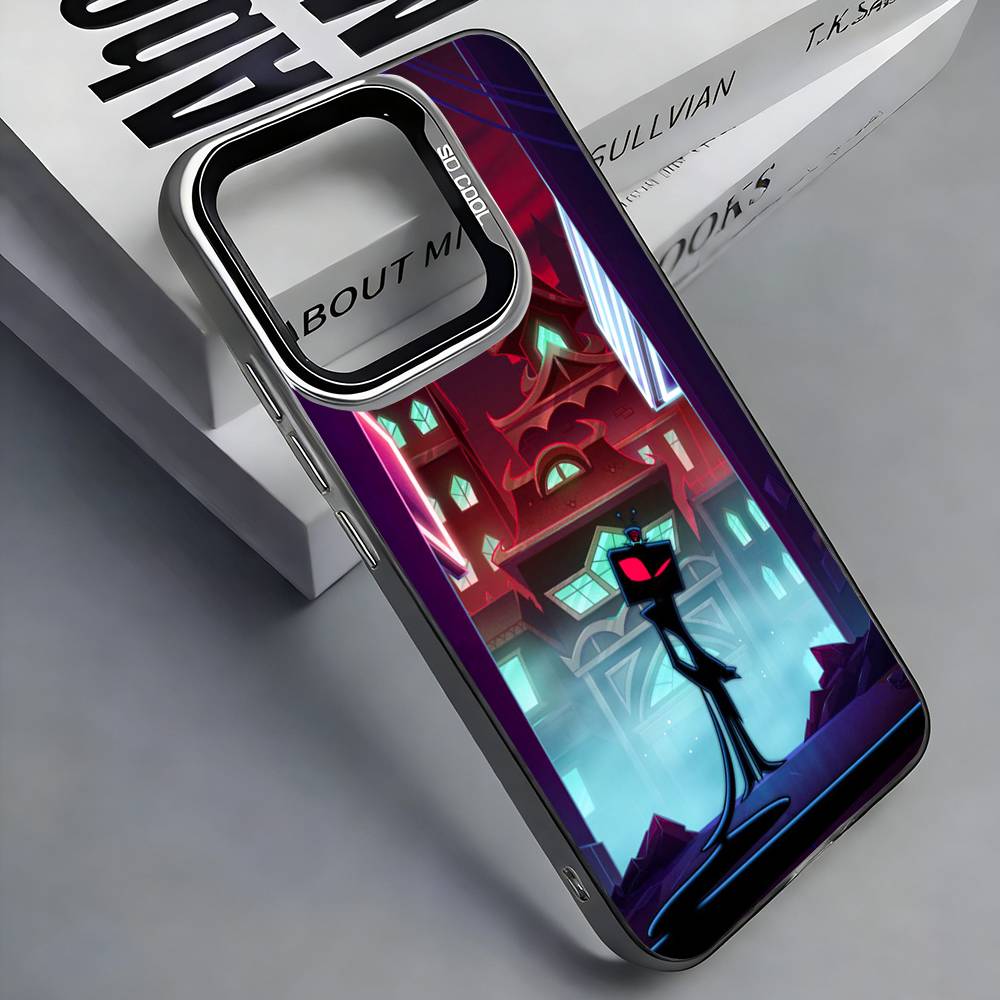 

Vox H-Hazbin H-Hotel Colorful Silver Back Phone Case For IPhone 17 16 15 14 13 12 11 Plus Pro Max Plus iPhone13