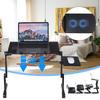 42CM/48CM  Adjustable Folding Laptop Desk Computer Table Stand Tray for Bed Useful Side Tables Furniture Living Room Table
