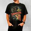 Vintage 90er Halloween Katzenhemd, Retro Gruseliges Grafik-Unisex-T-Shirt