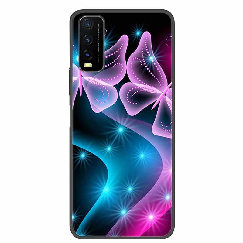For Vivo Y20 Case Marble Soft Silicone Back Case for Vivo Y20S Y20 S Y 20i Phone Cover for Vivo V2027 Y20i Coque Funda Bag