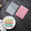 8-Cavity Silicone Crayon Molds Cake Mould DIY Baking Moulds 3D Stick Semi-cylindrical Shaped for Baking Chocolate Mousse