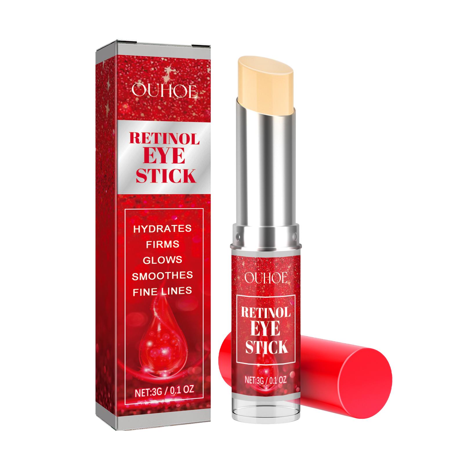 

OUHOE Retinol Wrinkle-Reducing Eye Cream, firms and reduces fine lines, fades dark circles, brightens the eyes. Suitable for the eye area, 3g