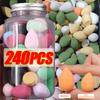 240/4pcs Mini Makeup Sponge Beauty Egg Cosmetic Puff Set Soft Foundation Sponges Powder Puff Women Make Up Accessories Tools